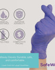 Premium Nitrile Disposable Exam Gloves -  10000 Count